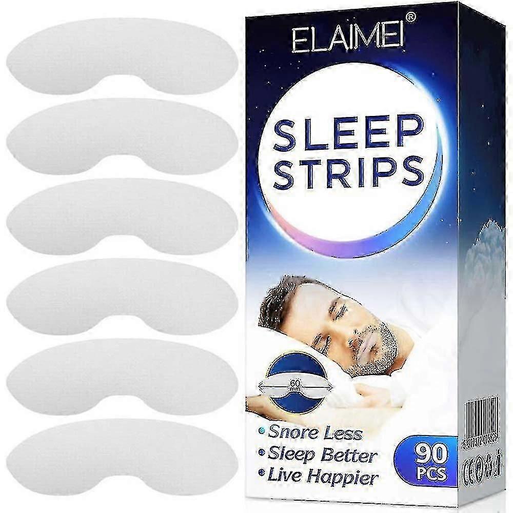 90 Pcs Sommeil Lèvres Bandes Fermeture Bouche Bandes De Sommeil Pour Dormir 8h5-po
