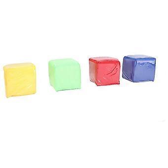 4-Pack Soft Foam Dice in 4 Colors for Board Games