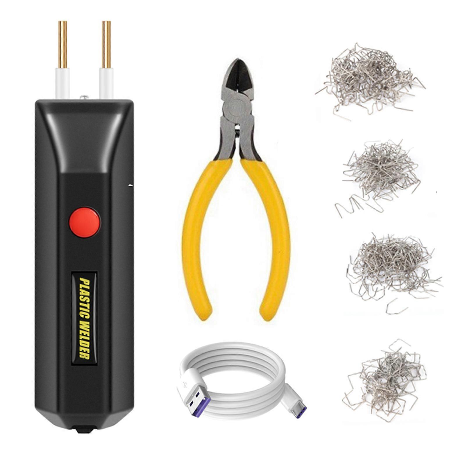 Handheld plastic welder for car bumper maintenance