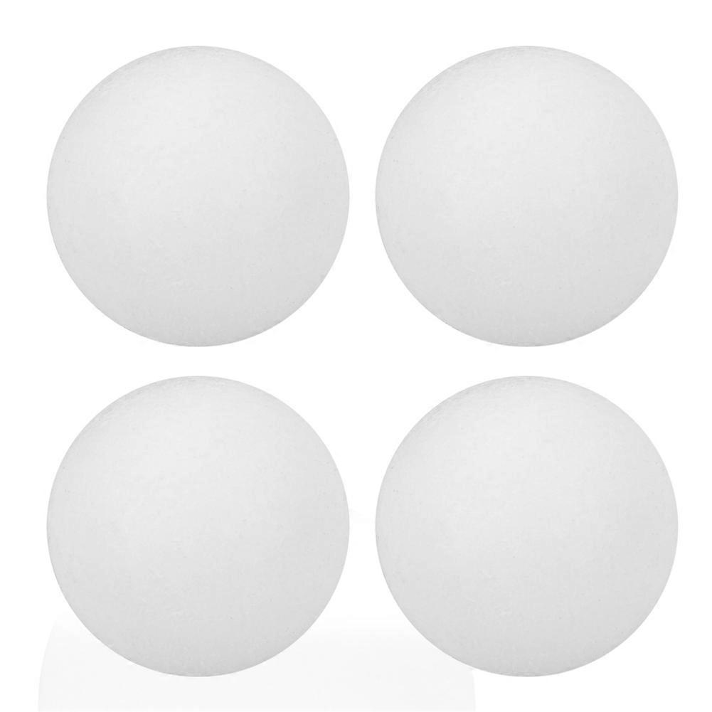 4 قطع طاولة لعبة كرة القدم استبدال كيت مصغرة 36 مم كرات القدم مجموعة الملحقات (أبيض)