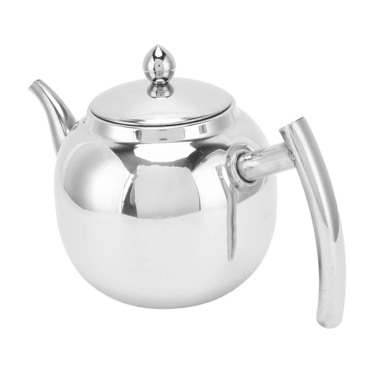 Stainless steel teapot with filter suitable for induction cooker
