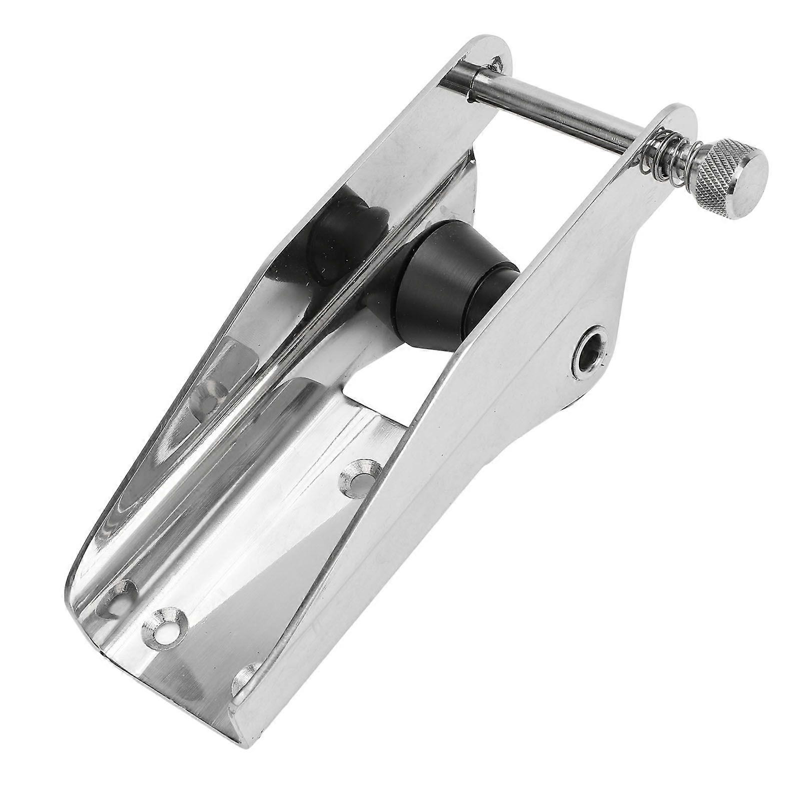 Boat Anchor Roller Stainless Steel 200mm Polished Marine Bow Roller Holder with Spring Pin for Trailer Yacht MK3715