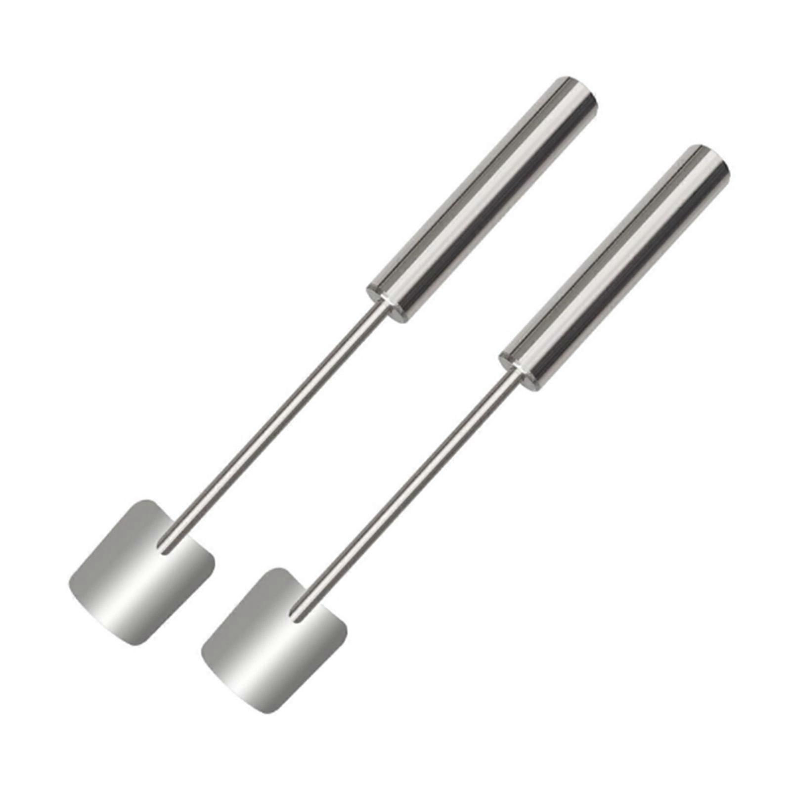 Set of 2 Corn Husker Stripper Long Handle Peeling Device Stainless Steel Stripping Tool Easy to Use Corn Cobs Peeler