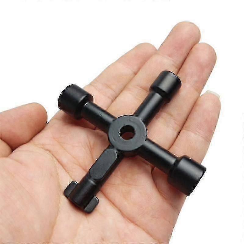 Multifunction 4 Ways Universal Triangle Wrench Key Plumber Keys Triangle For Gas Electric Meter Cabinets Bleed Radiators
