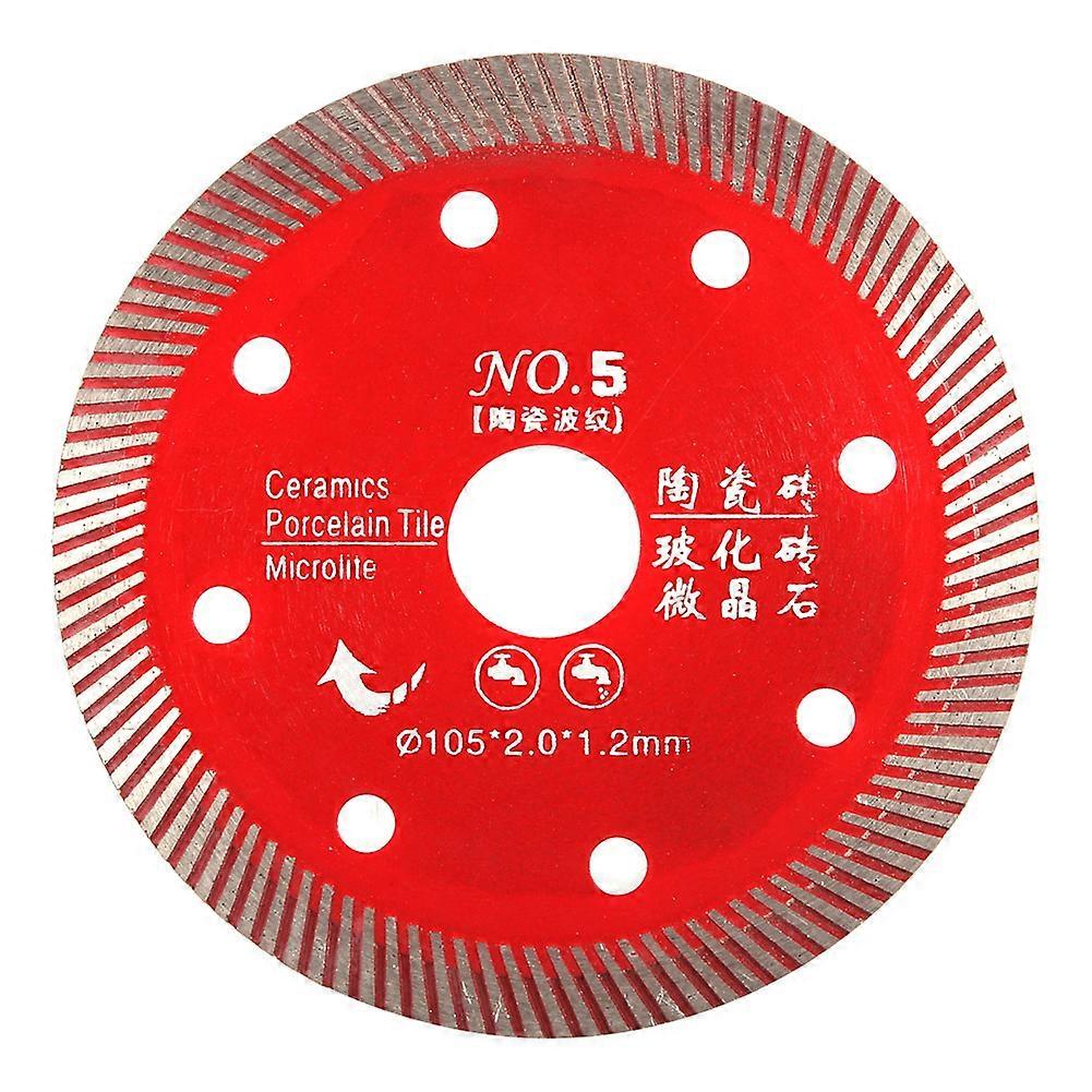 Red Diamond Saw Blade For Cutting Concrete Granite Marble Tile Stone 105mm