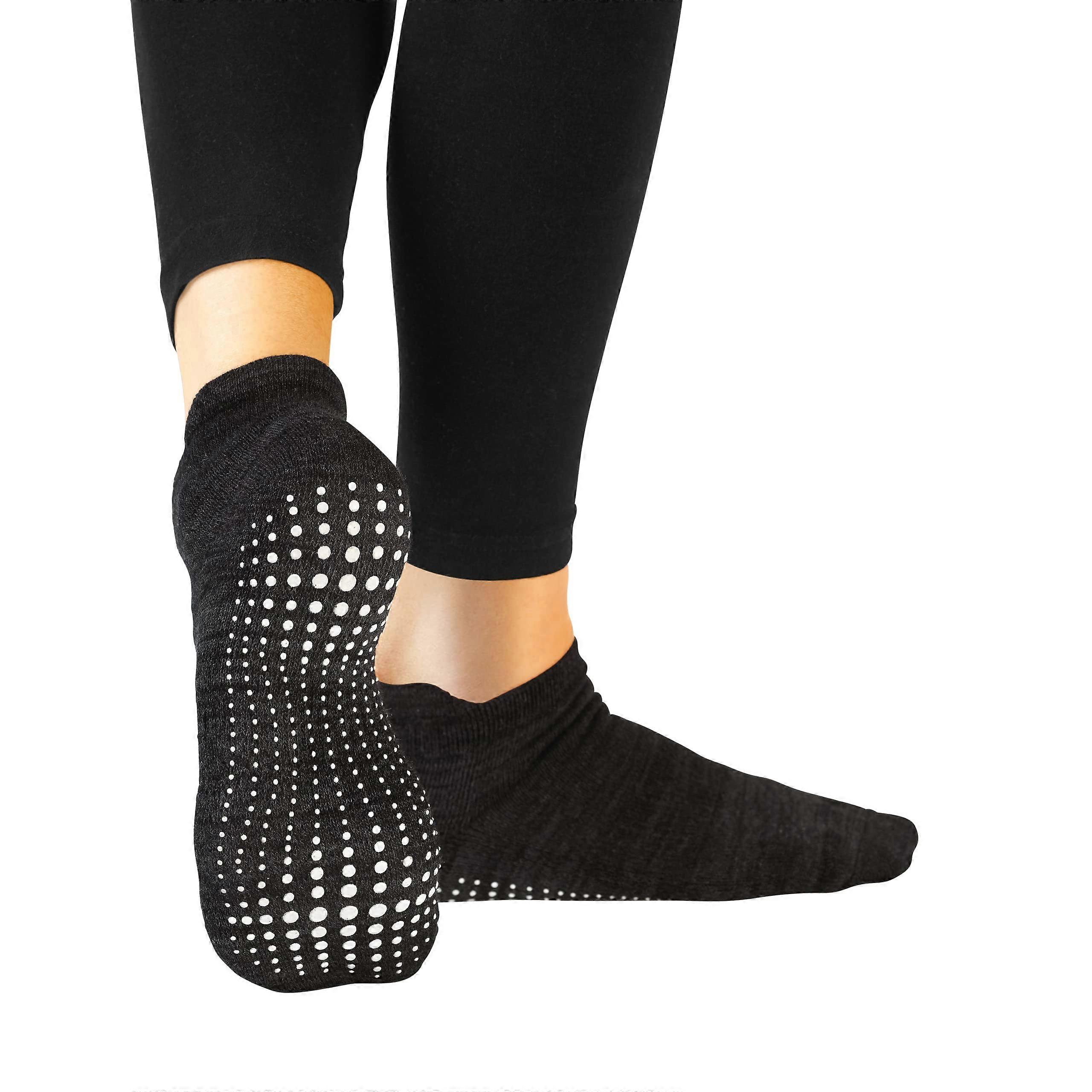 Non Slip Grip Socks for Ballet and Pilates with Enhanced Traction and Comfort