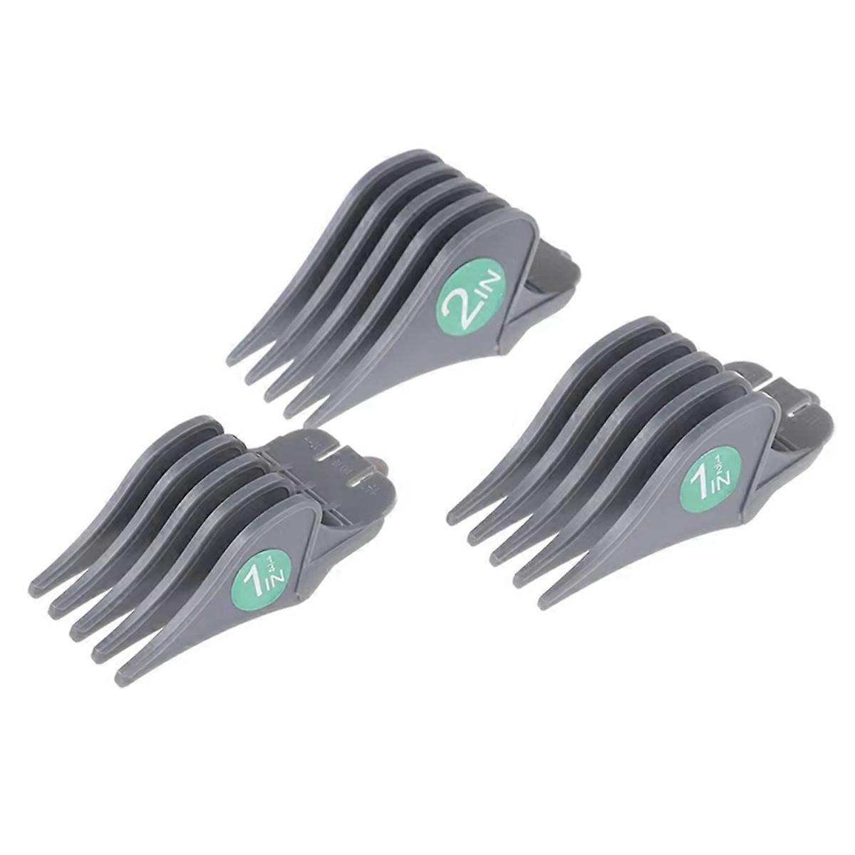 Lot de 3 tondeuses professionnelles de grande taille, peigne limite, guide de coupe, accessoires de fixation pour tondeuse, tailles 32/38/51 mm, C
