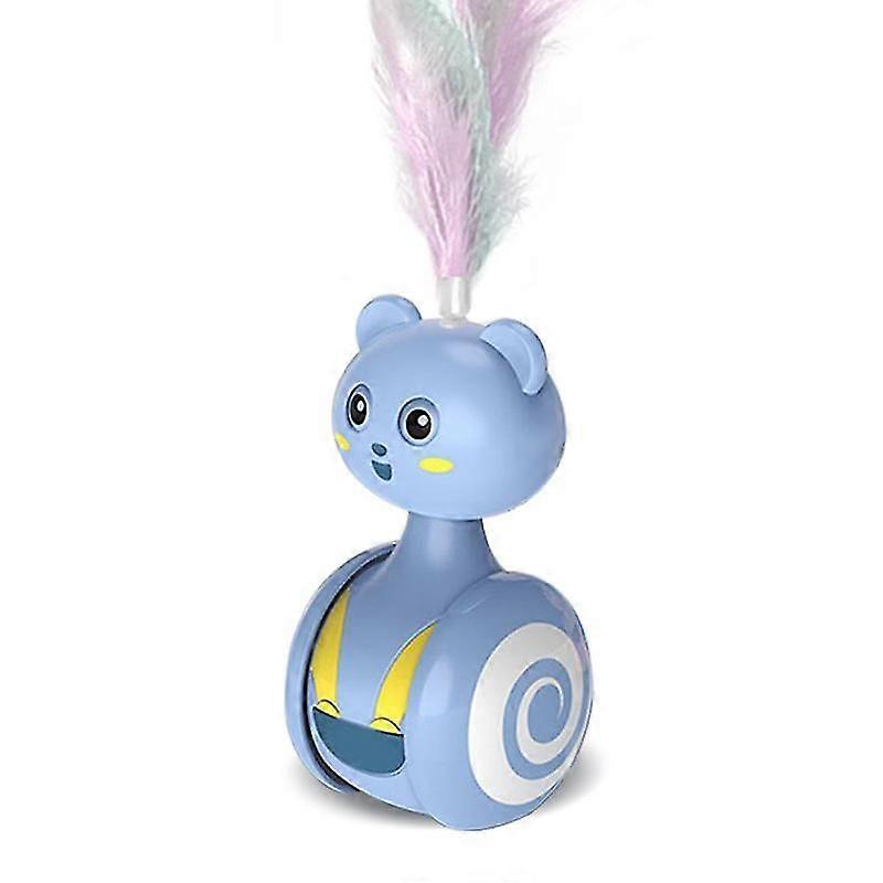 Interactive Toy Wand Bumblebee Rolling Feather Automatic Funny