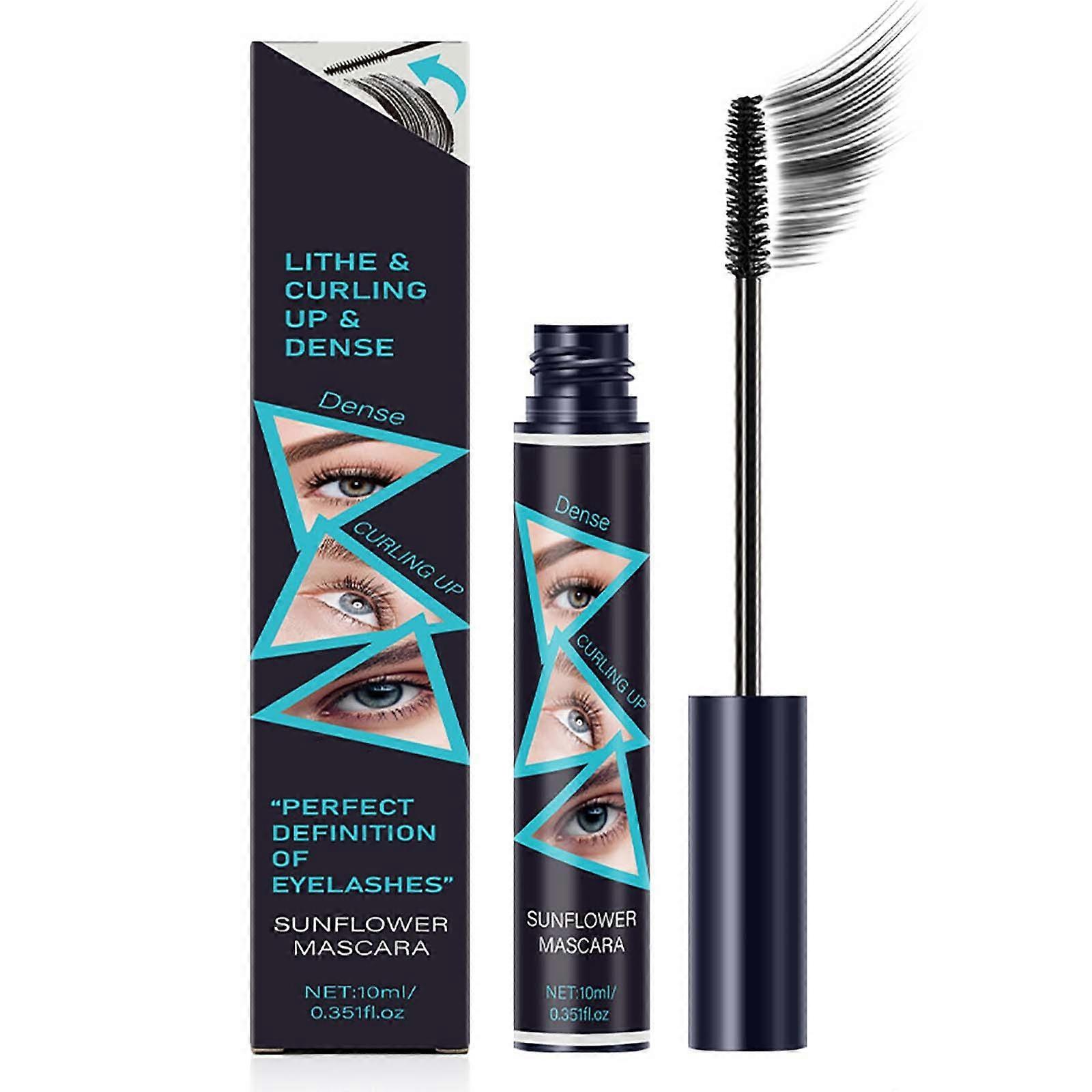 Eyelash Star Double Effect Mascara Three Dimensional Natural Thick And Curly And Not Easy To 10ml Lengthening Fibers