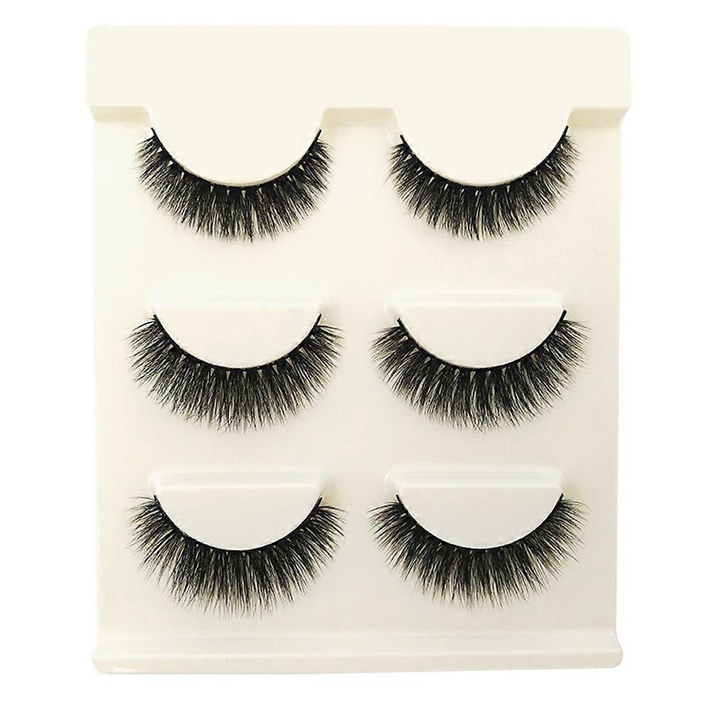 Makeup Natural Long Fake Eye Lashes Thick False Eyelashes