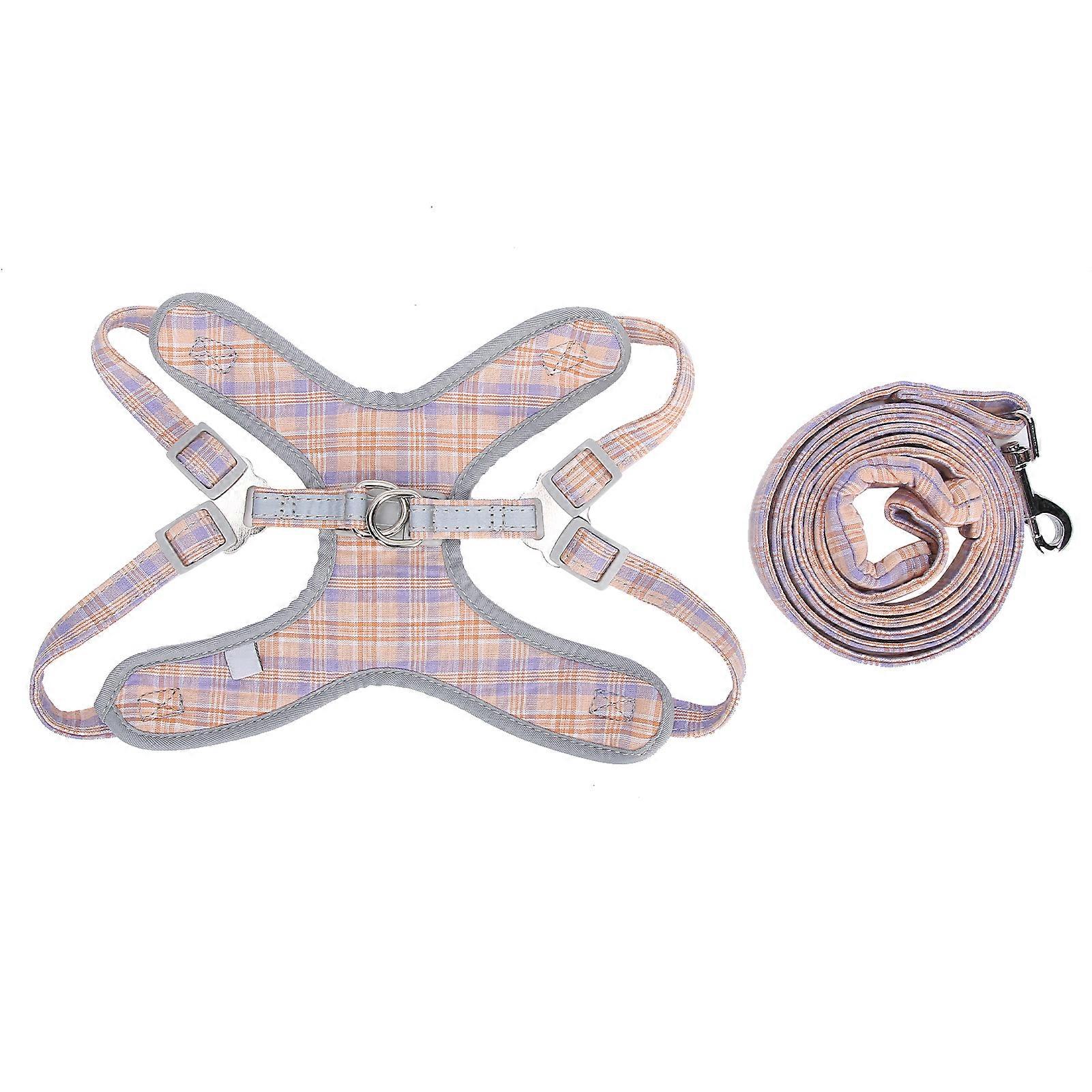 Pet Harness Leash Set Dog Reflective Training Vest