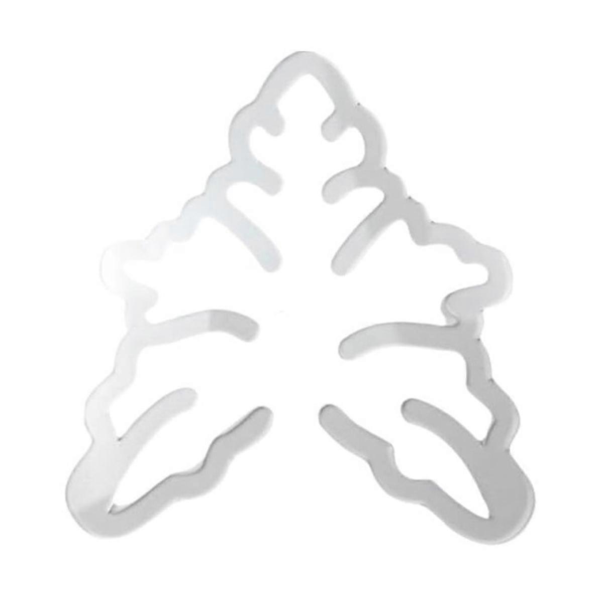 Flower-Shaped Green Plant Leaf Holder, Turtle Shell Bamboo B