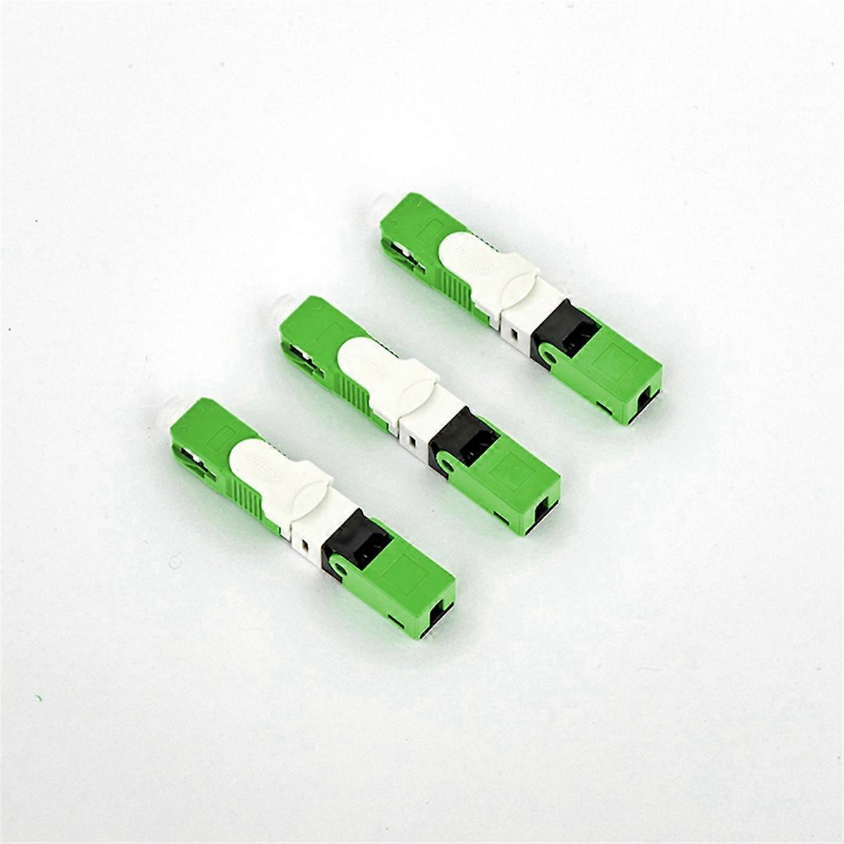 50PCS SC Quick Connector Fiber Optic Fast Connector Embedded SC Connector for High-Speed Internet and Cable TV
