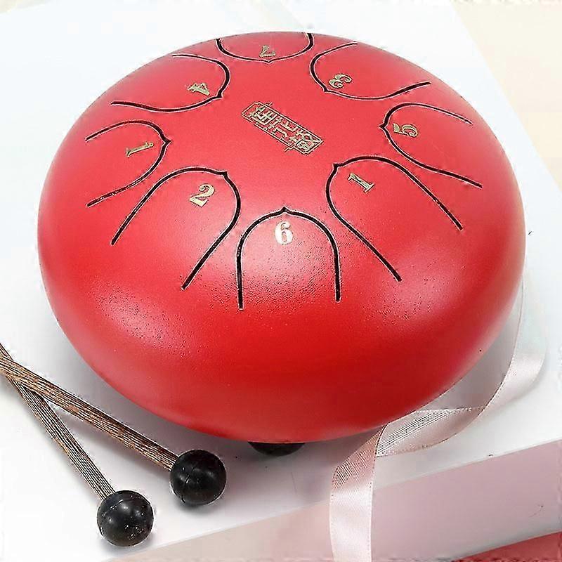 طقم طبل الصلب الطبيعي طبل اللسان 6 بوصة 8 لحن الصلب اليد عموم طبل خزان طبل الإيقاع جيد