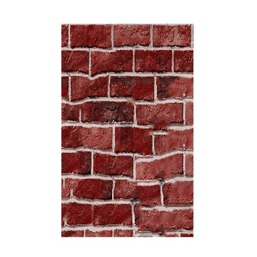 3D Shabby Bricks Pattern Background Wall Covering Paper Retro