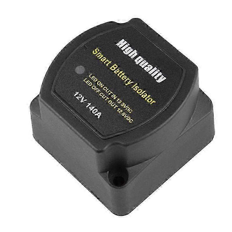 Smart isolator for dobbel batteridrift 12V 140A spenningsfølsomt delt laderelé VSR biltilbehørsrelé VSR for campingbiler js