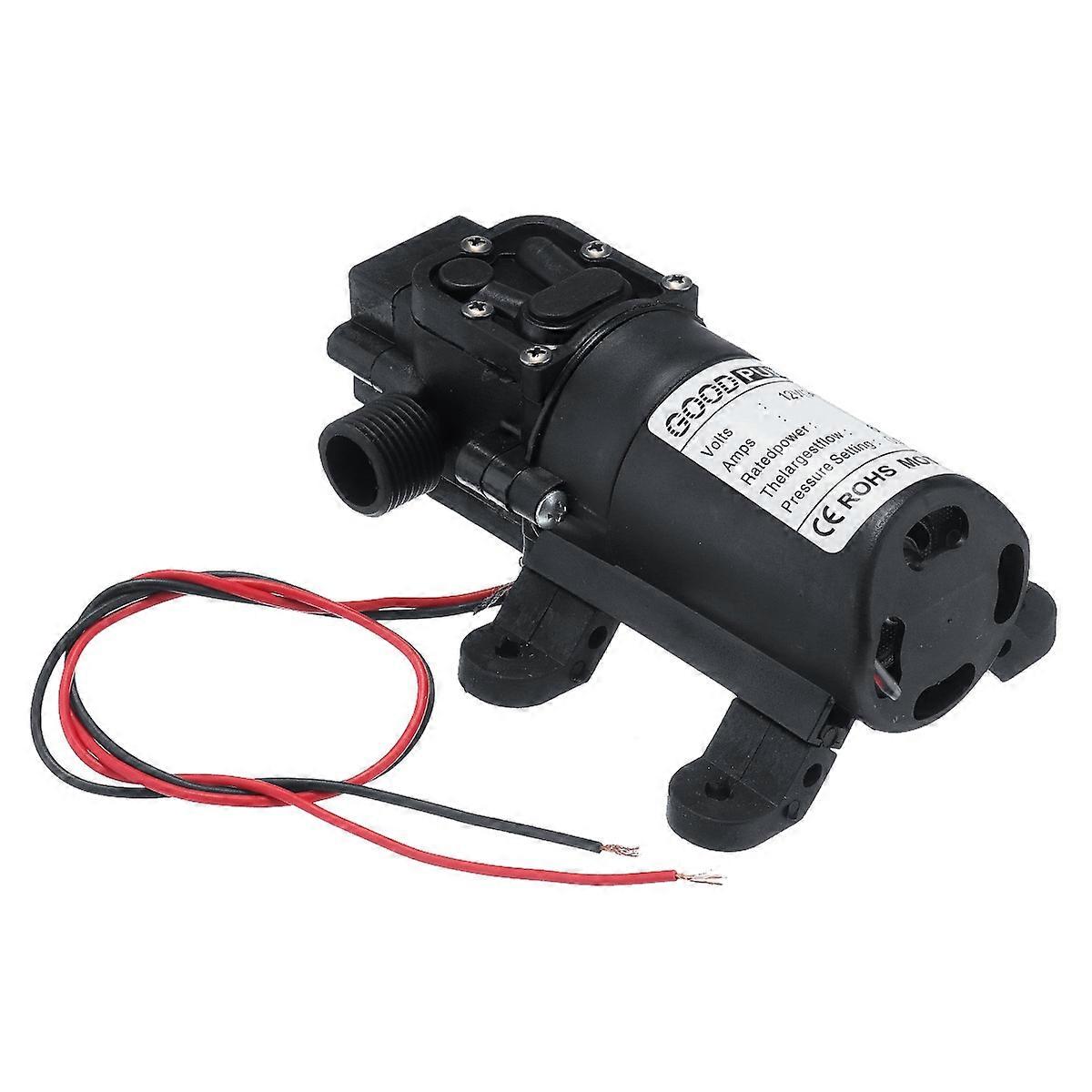 12V High Pressure Automatic Diaphragm Water Pump Self Priming Pump Fit For Garden Van