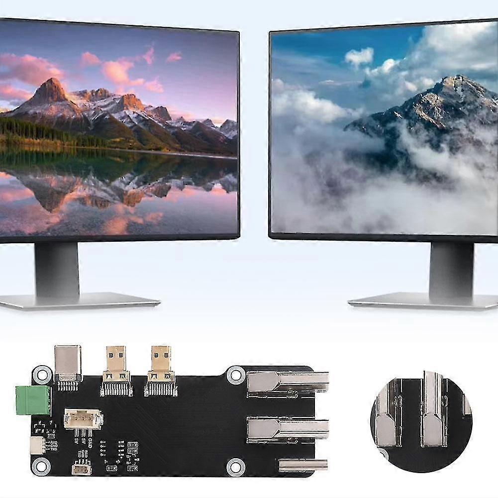 Micro HDMI to HDMI Converter Screen Connector Adapter for Raspberry Pi 5/4B