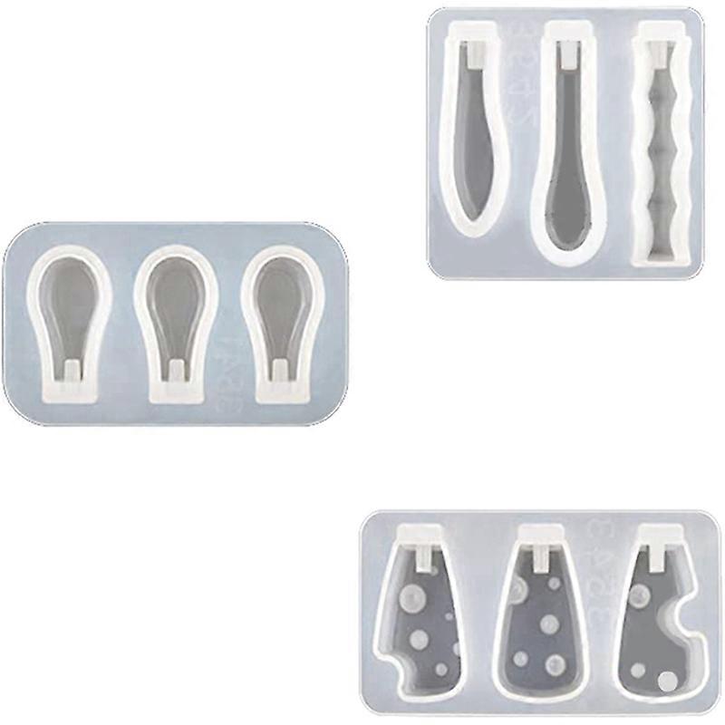Resin Knife Holder Handle Mold Collection, 3Pcs Handle Resin Mold