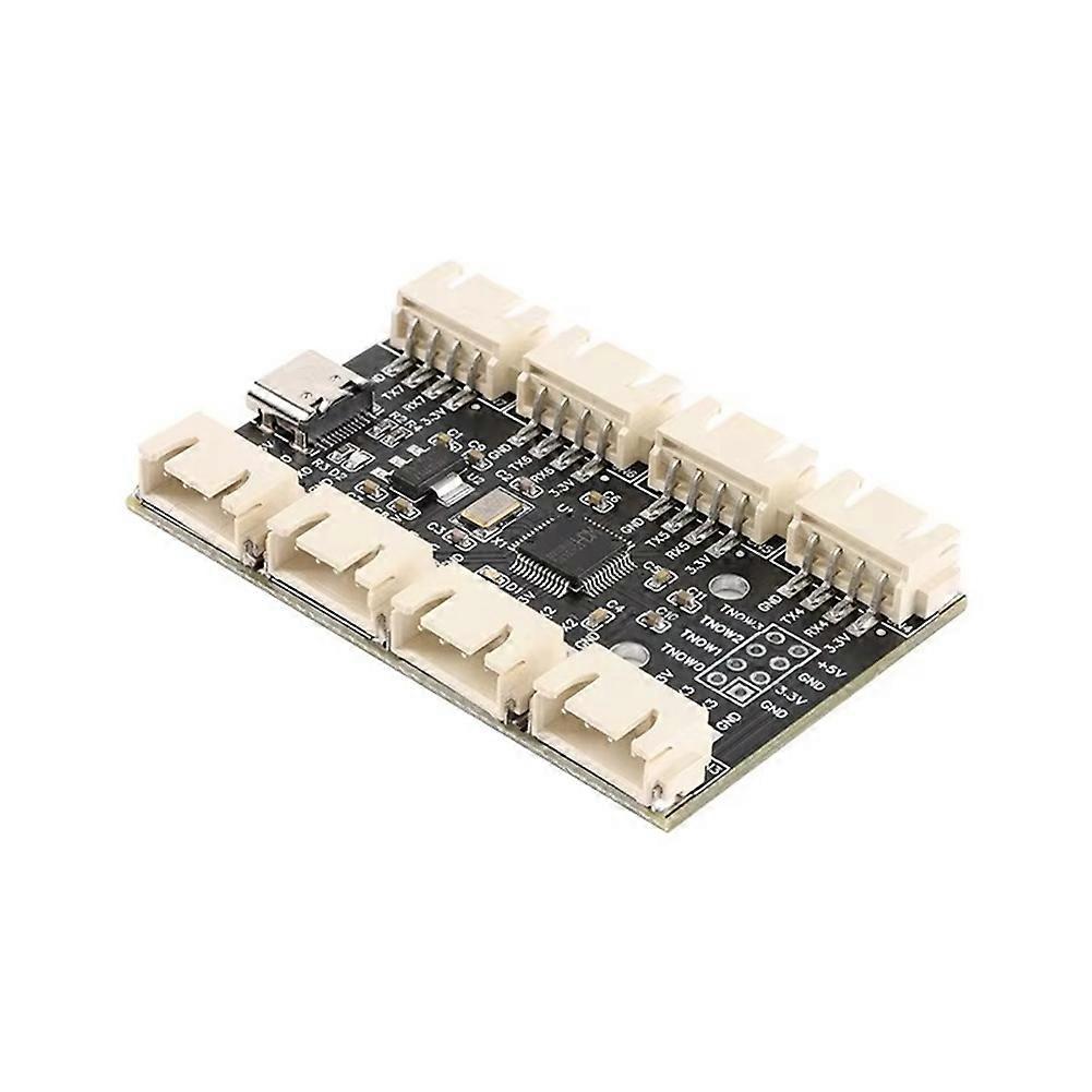 USB zu 8-Wege TTL Serial Port Modul Rollenmaschinenlinie Typc zu 8 TTL Modul PCB Board