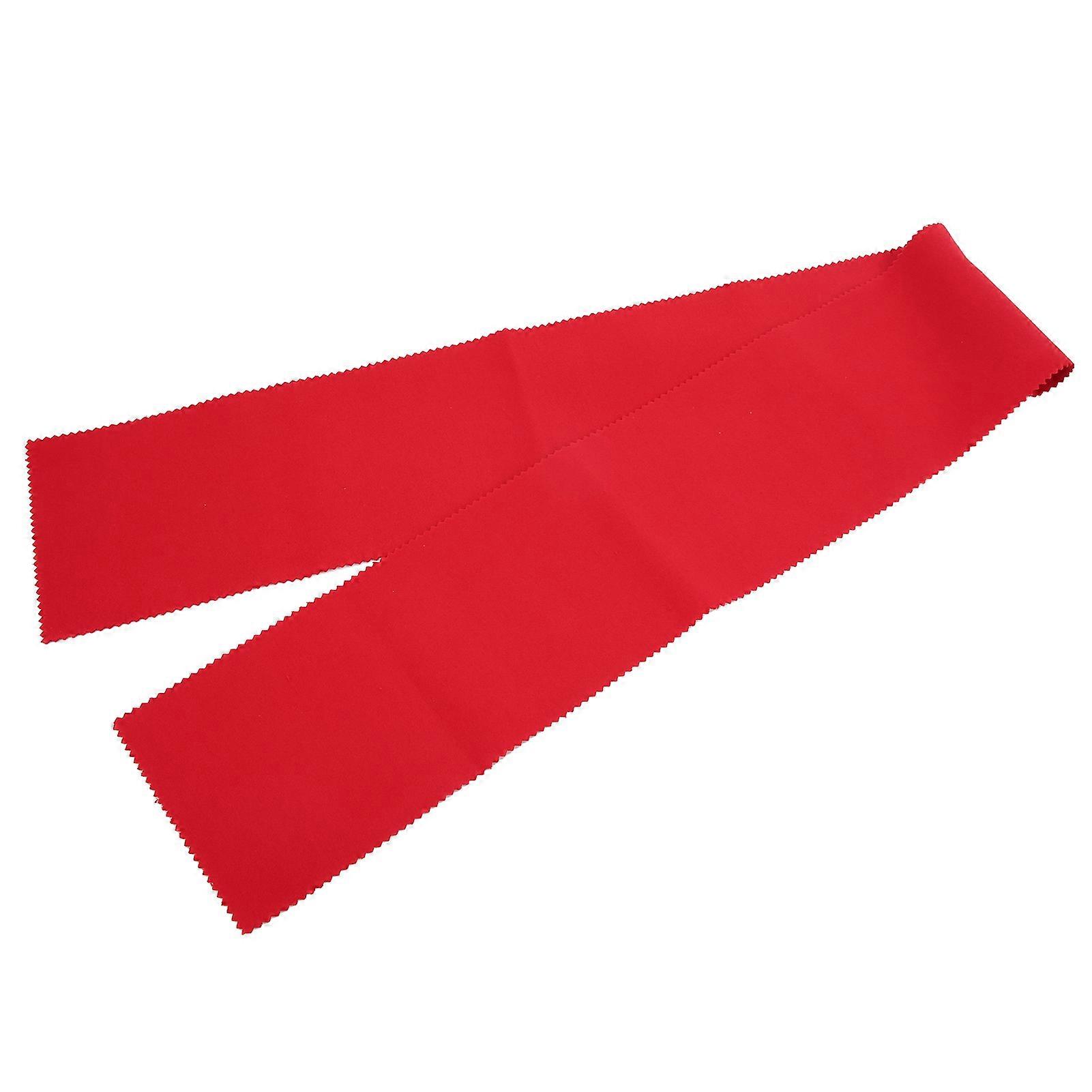 Piano Keyboard Cover Red Soft Cotton Dustproof Cloth Maintenance Overlay for 88 Key