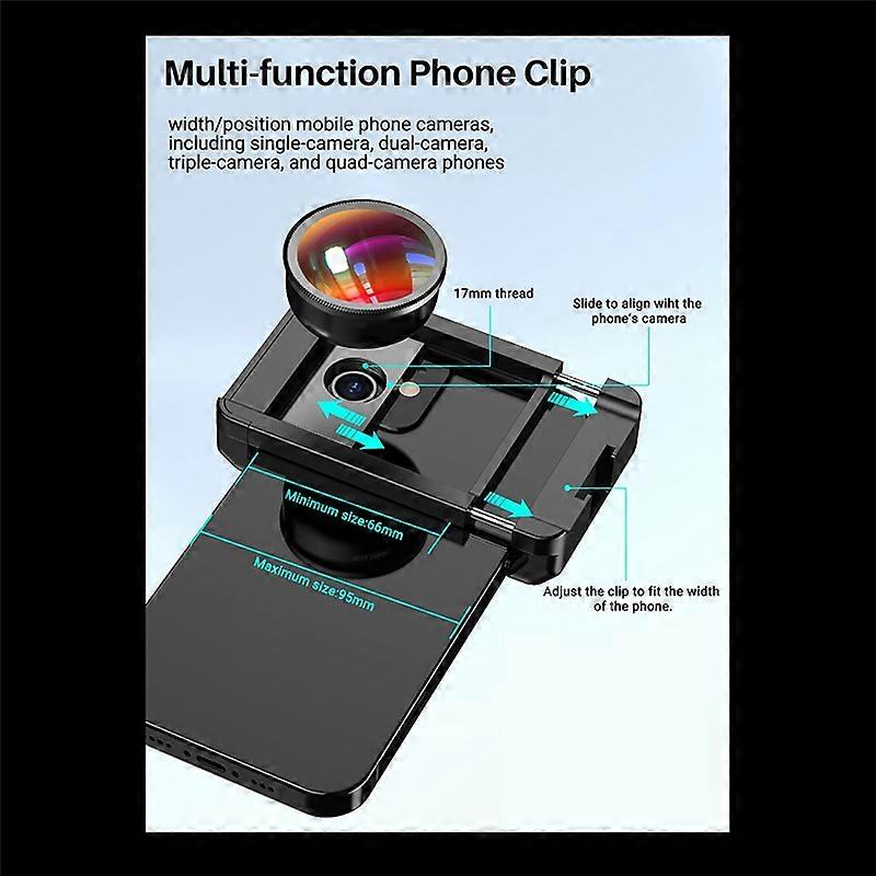 APEXEL 4K HD 100mm Macro Lens for iPhone/Samsung/All Smartphones