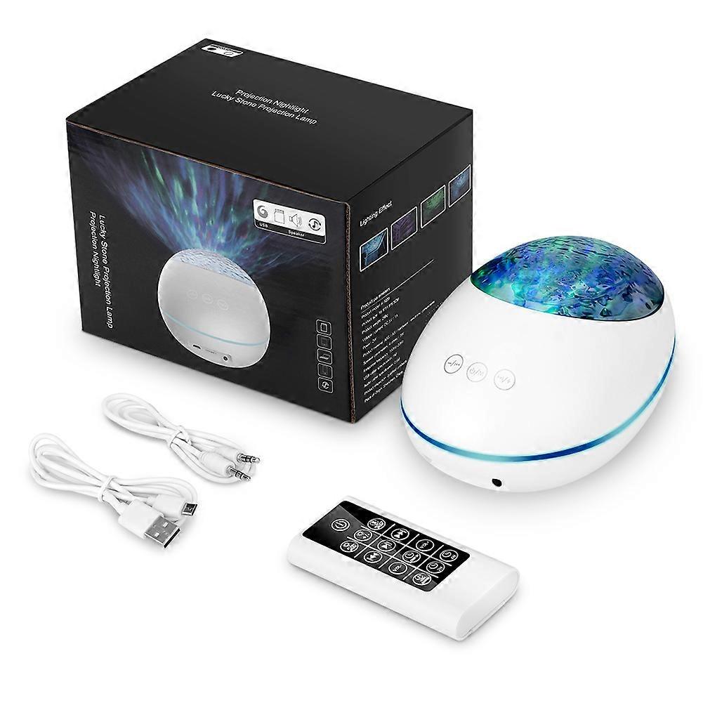 Marine Projection Lamp with Remote Control (battery Not Included) White