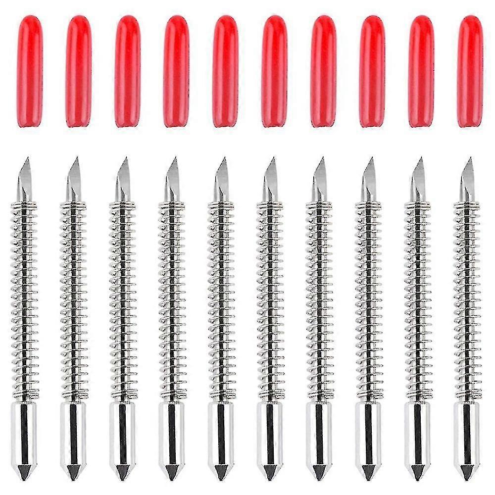 100 قطعة 45 درجة شفرات الراسمة القاطع الفينيل متوافقة مع Graphtec Cb09u Cb09 Edition