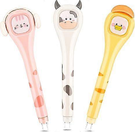 White Correction with Pen, Cute Fast Drying Japanese White Pen with Easy to Use Kawaii Pen Shape Applicator for School Home Office Student Kids Instan