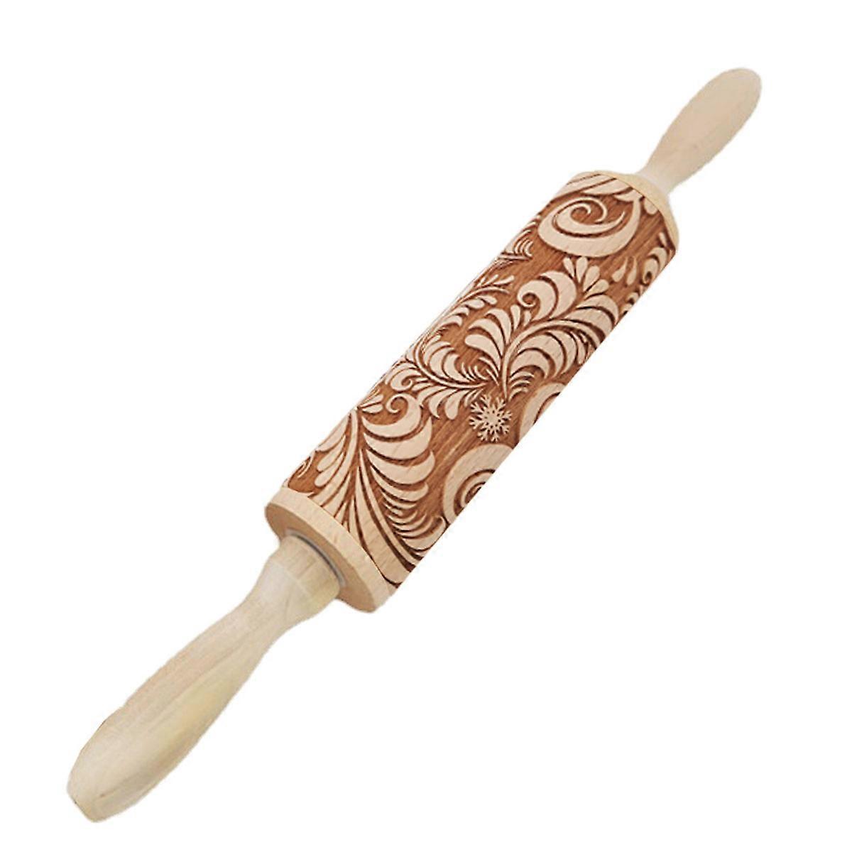 Baking rolling pin, carving and embossing Rolling Pin Kitchen decoration tools, baking embossing cookies