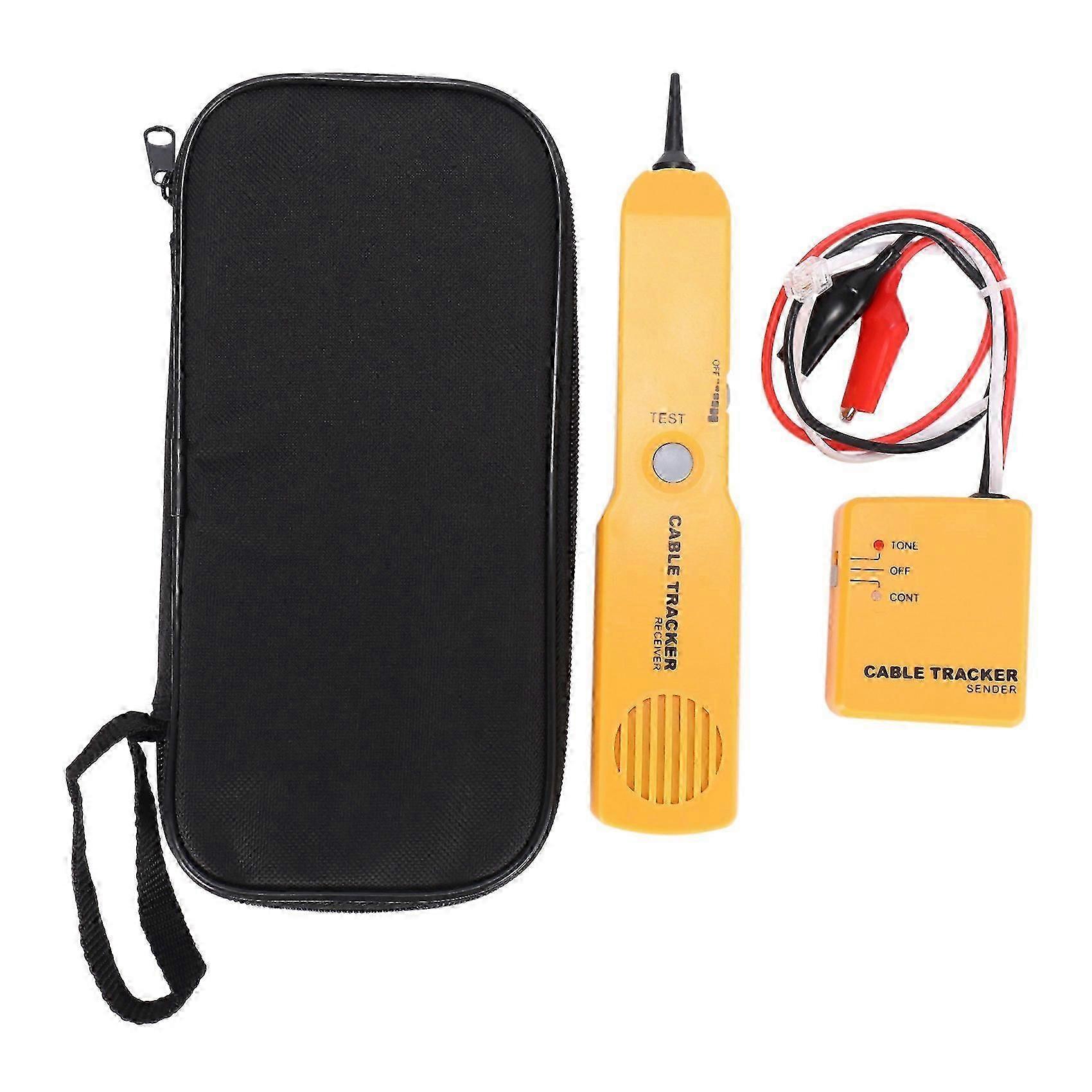 Network Cable Tester, Portable Telephone Line Finder RJ11 Network Short Circuit Tester RJ11 Cable T