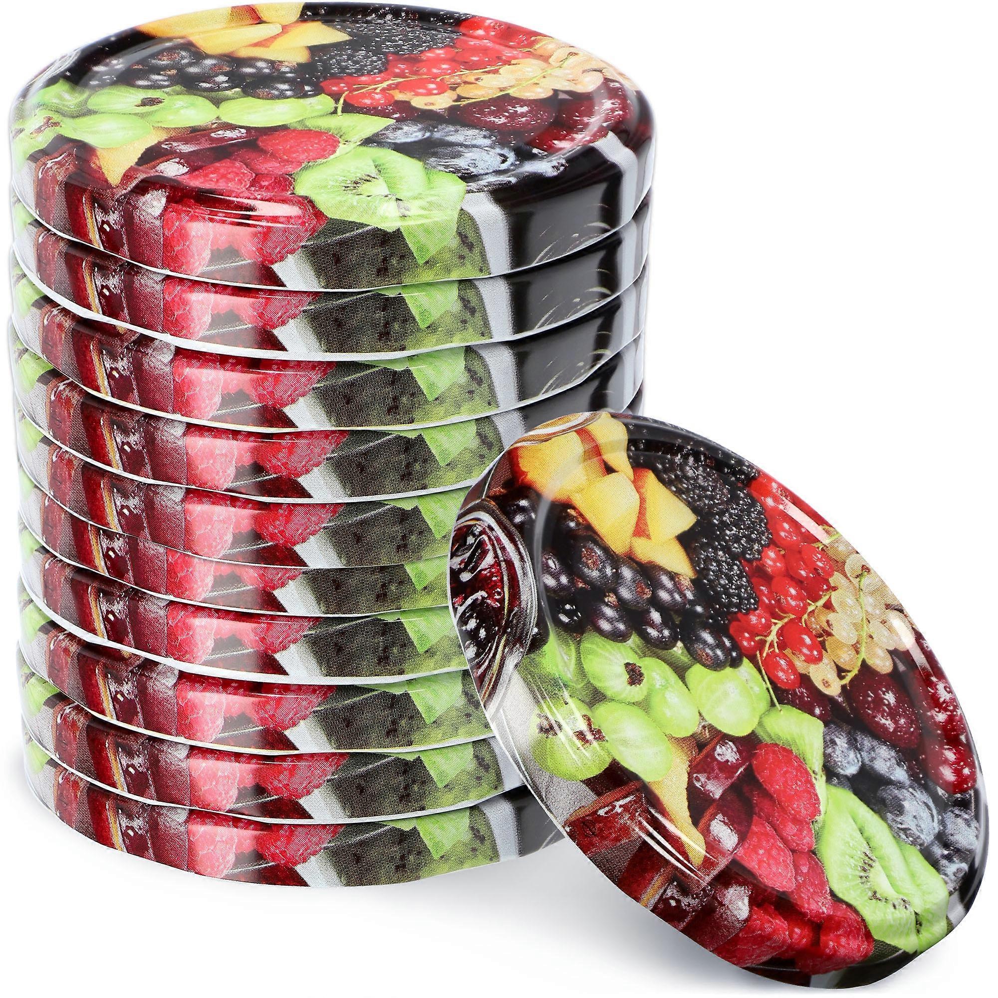 KADAX 10x Tapas de tarro fi 82 Tapas de tarros Tapas conservas