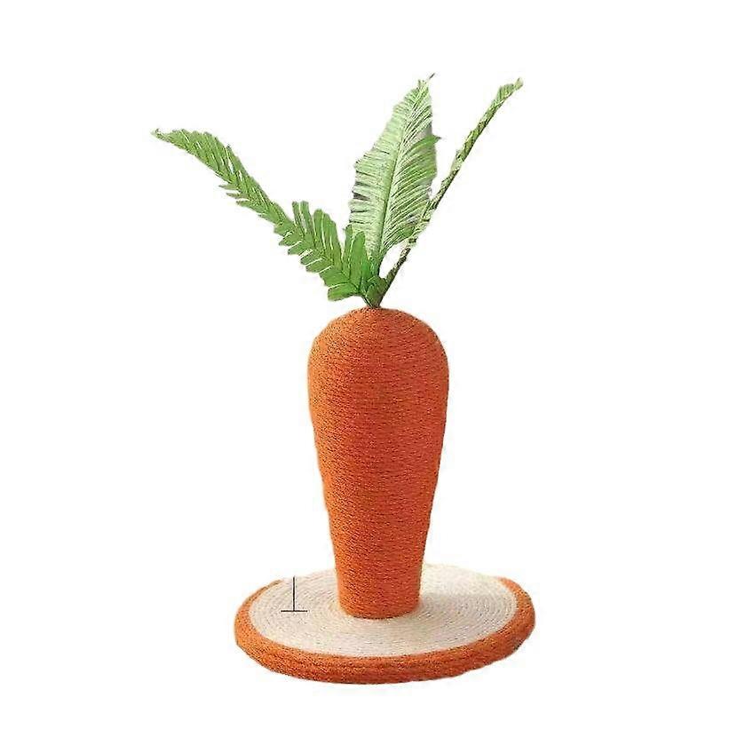 Funny Sisal Rope Cat Scratching Post Carrot Scratcher