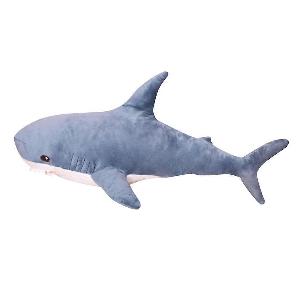 ソフトぬいぐるみ人形キッズグレーシャークスリーピングかわいい漫画ぬいぐるみ動物人形子供誕生日プレゼントブルー