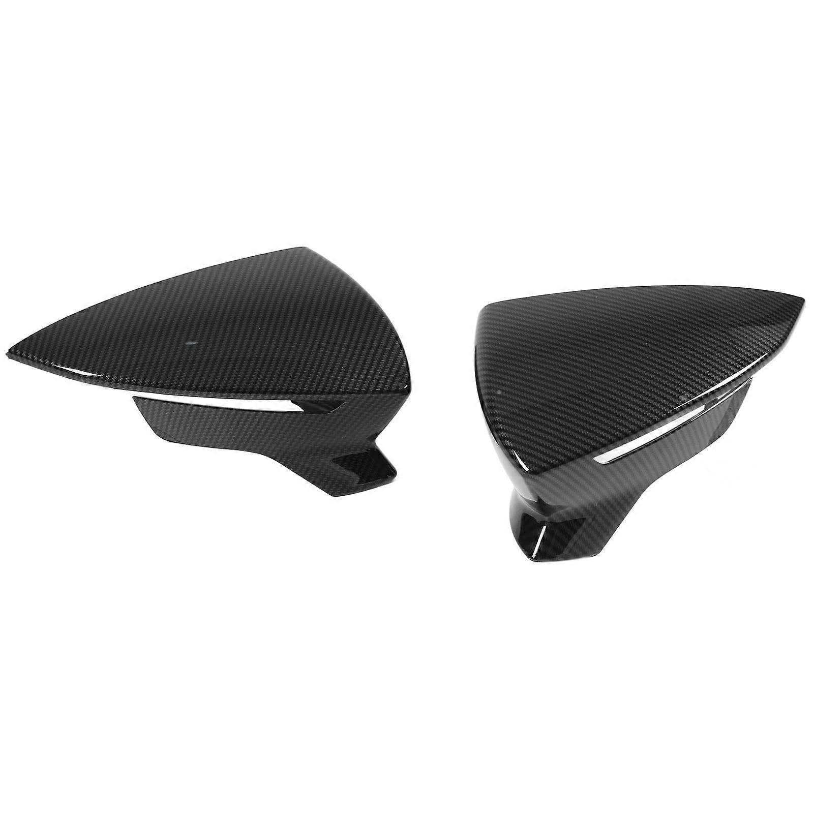 Pair Rear View Mirror Protective Covers MK3 Left Right Replacement for 5F ST FR Cupra 2013-2019 Carbon Fiber