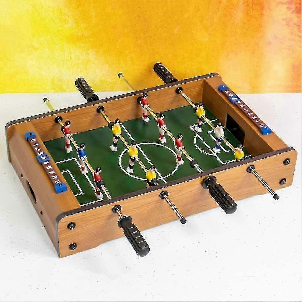 Table Top Foosball Set | Mini Football Game | 6-A-Side | Lightweight & Portable | 51cm x 31cm