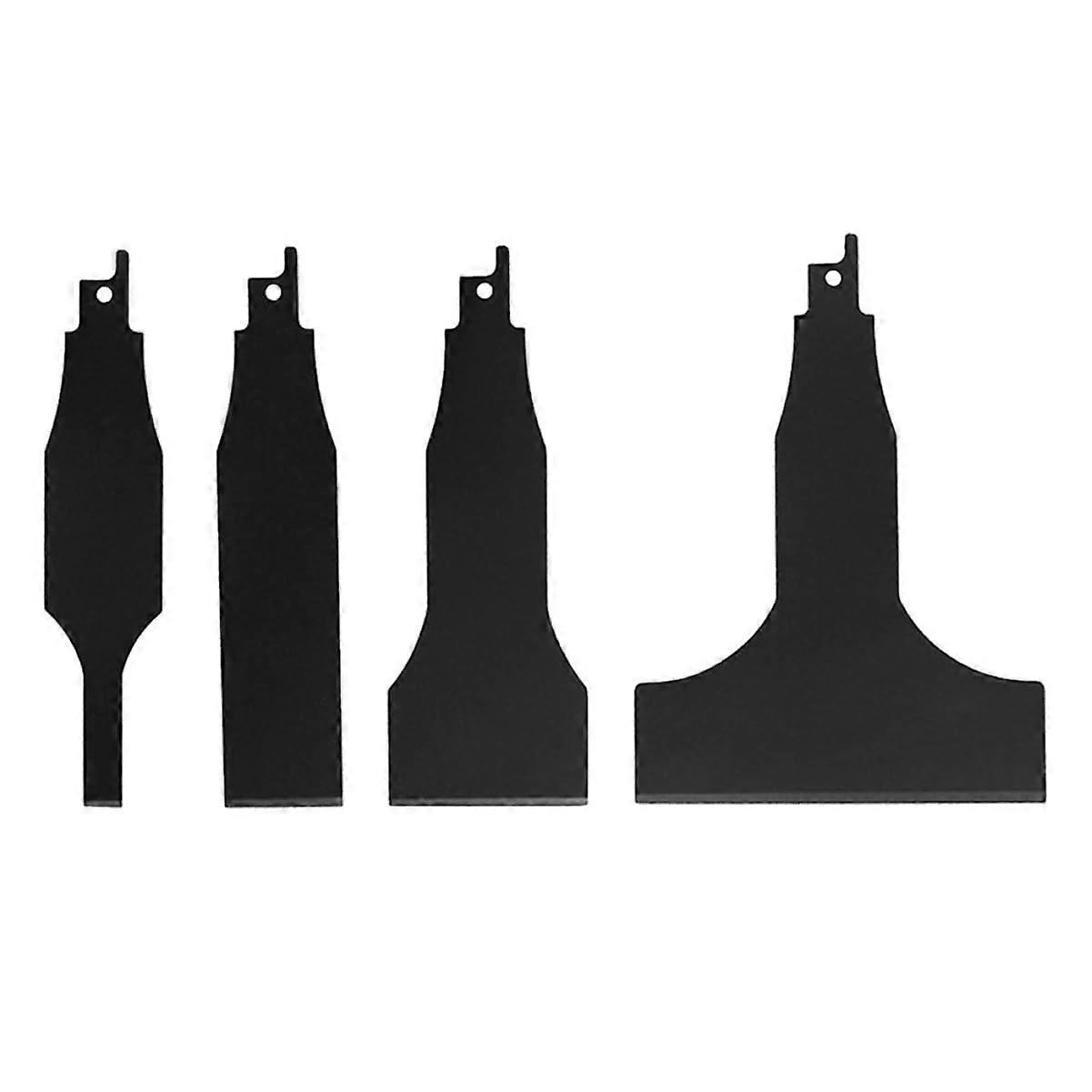 Cleaning Kit 4-in-1 Reciprocating Saw Blades with Mud Removal Scrapers and Utility Shovel for Heavy-Duty Tasks