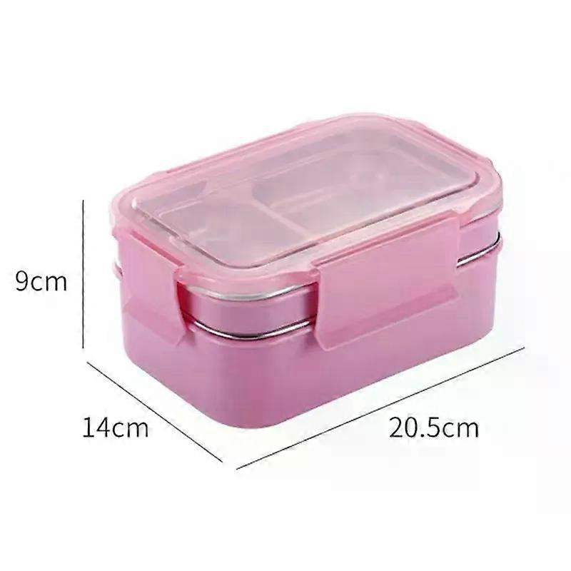 Double Layers Stainless Steel 304 Lunch Box With Insulation Bag Leak-Proof Thermal Bento Box Adult Student Food Container