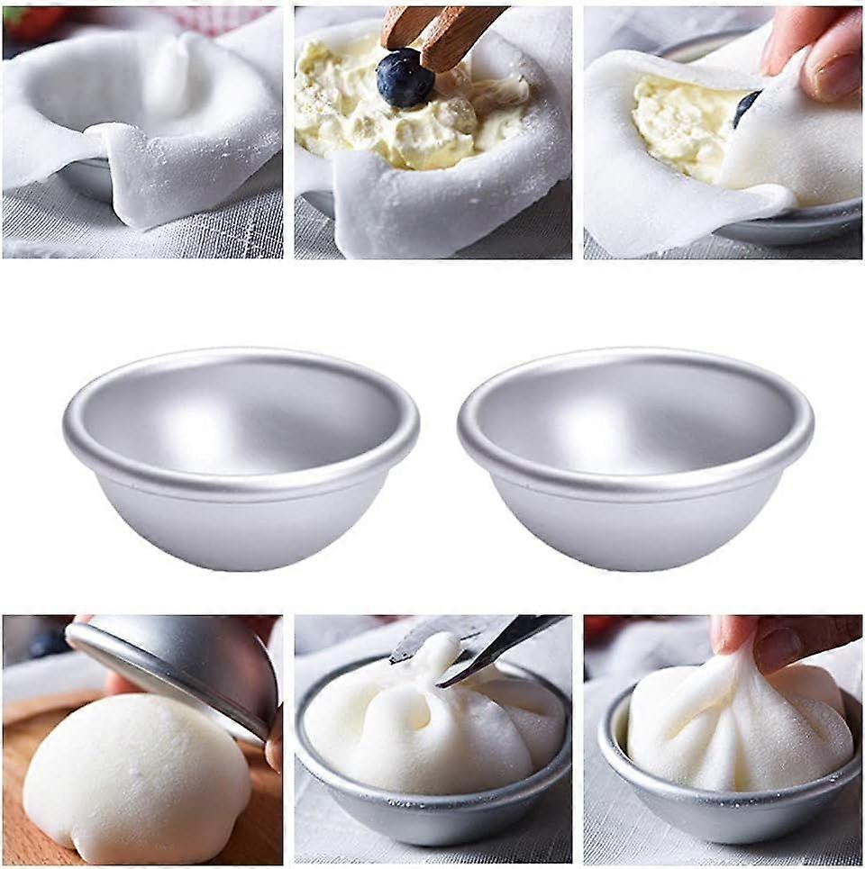 2 Pcs Semicircle Mold Hemisphere Cake Pan
