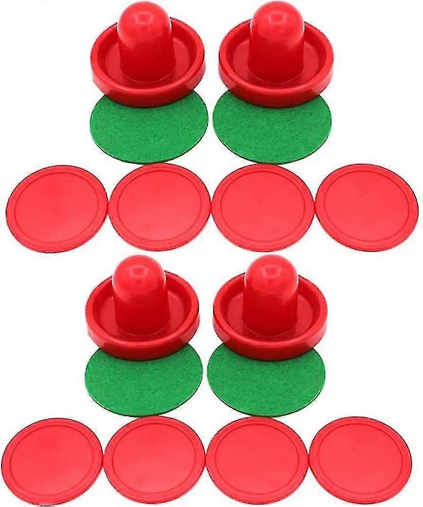 Air Hockey Pushers,4 Pcs 60mm Air Hockey Pushers Air Hockey Ball Table Mallet