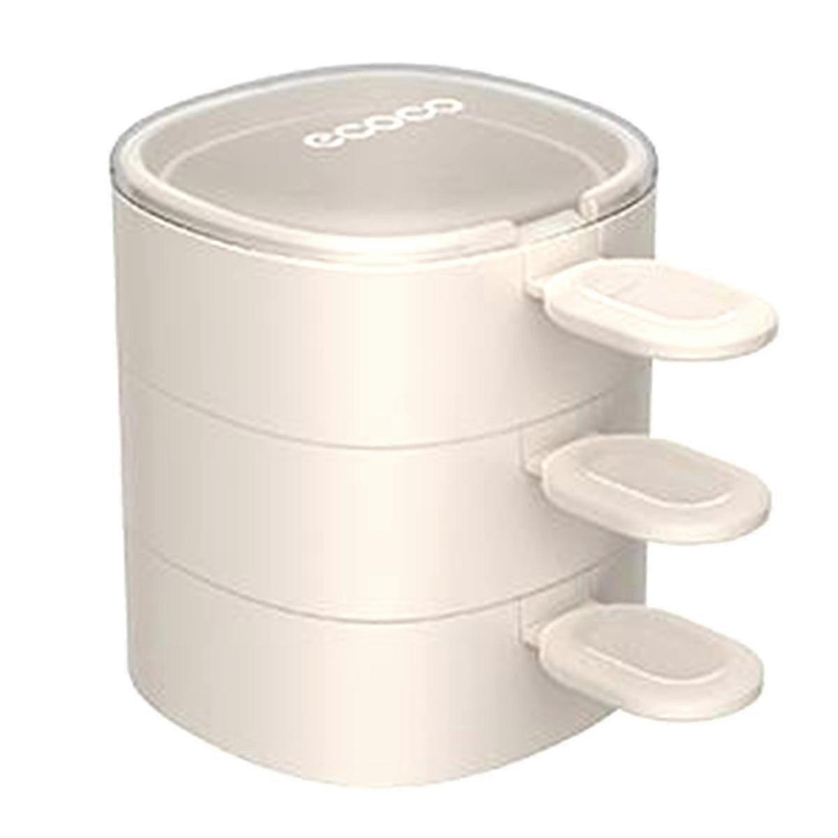 Ecoco New Creatives Multi-Layer Ice Cream Mold, Popsicle Mold White