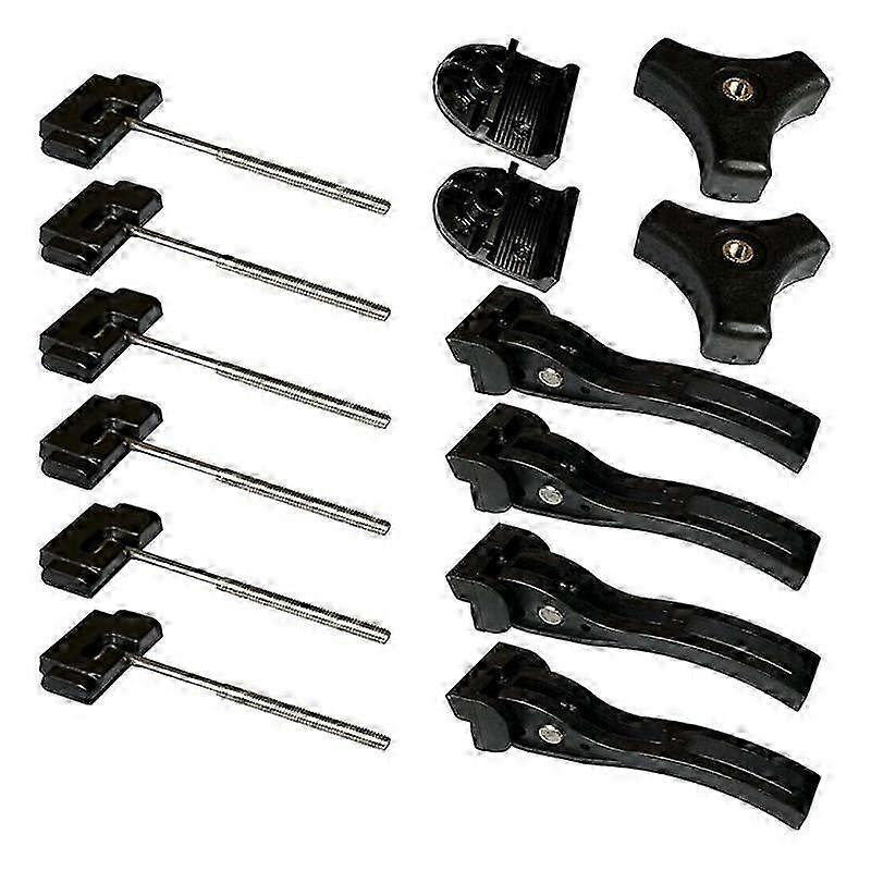 Pièces de rechange universelles adaptées au kit de fixation de couvercle de chargement de camionnette à trois volets rigides