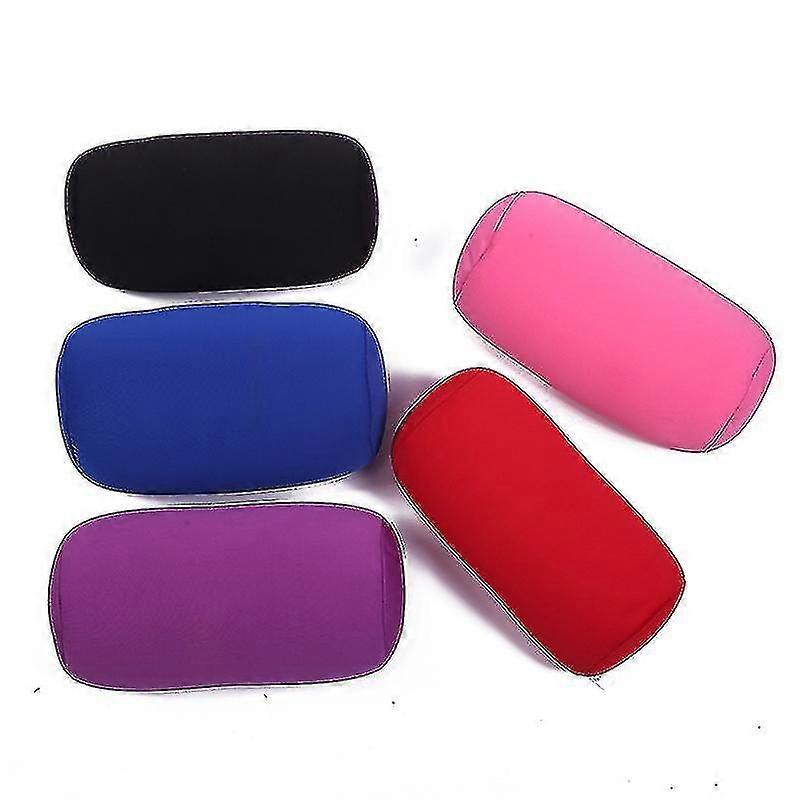 Elegant Solid Color Cylindrical Pillow with Multi-Functional Comfort