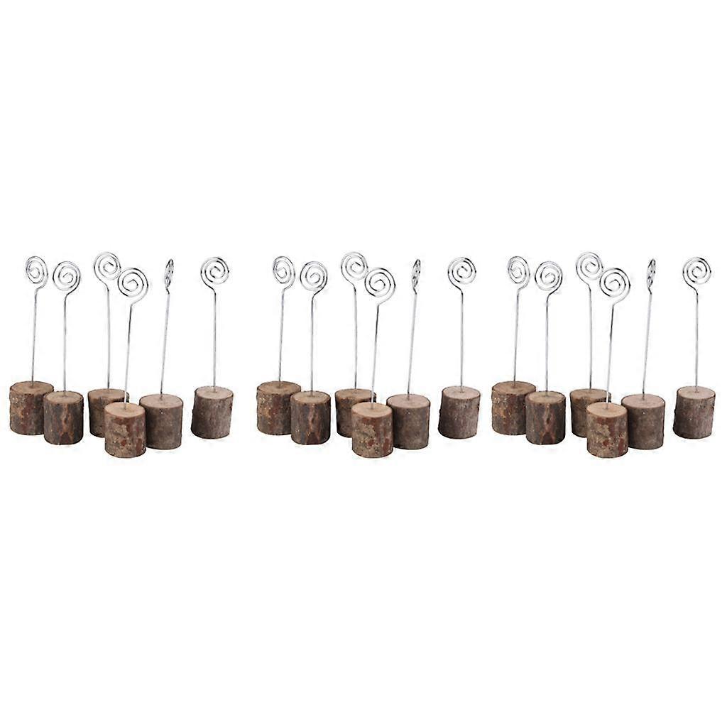 18x Wooden Number Placement Wedding Table Decor