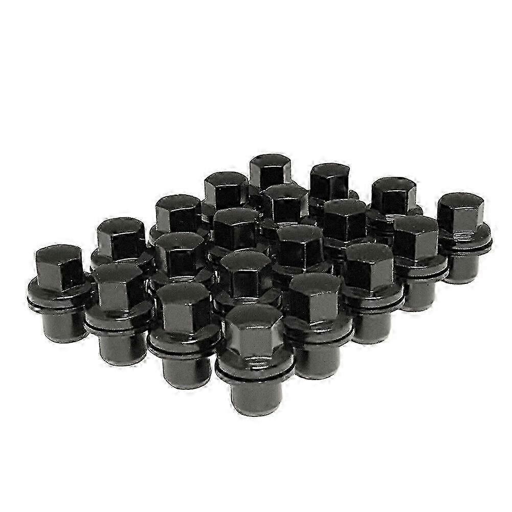 20X μαύρα παξιμάδια M14X1.5 για το Land Range Rover Sport HSE LR3 LR4 LR2