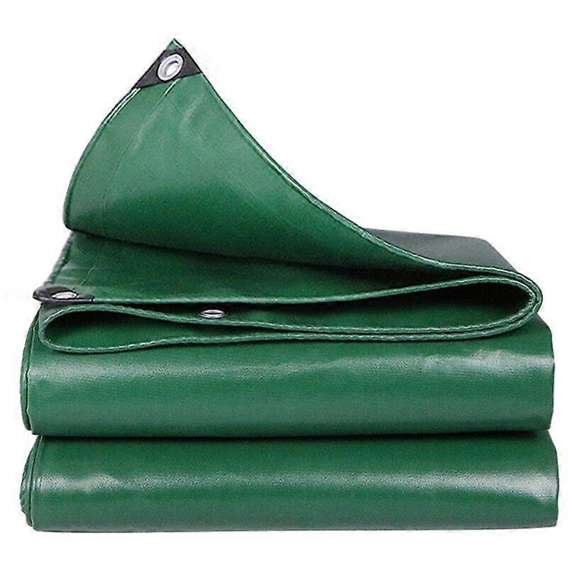 Heavy Duty Abdeckplane - 300g/m² - 4x6m - Wasserdichte Abdeckplane - Grün