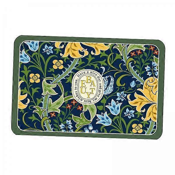 2x tampon de drainage en polyester, tapis de séchage de vaisselle, sets de table de décoration de cuisine à la mode