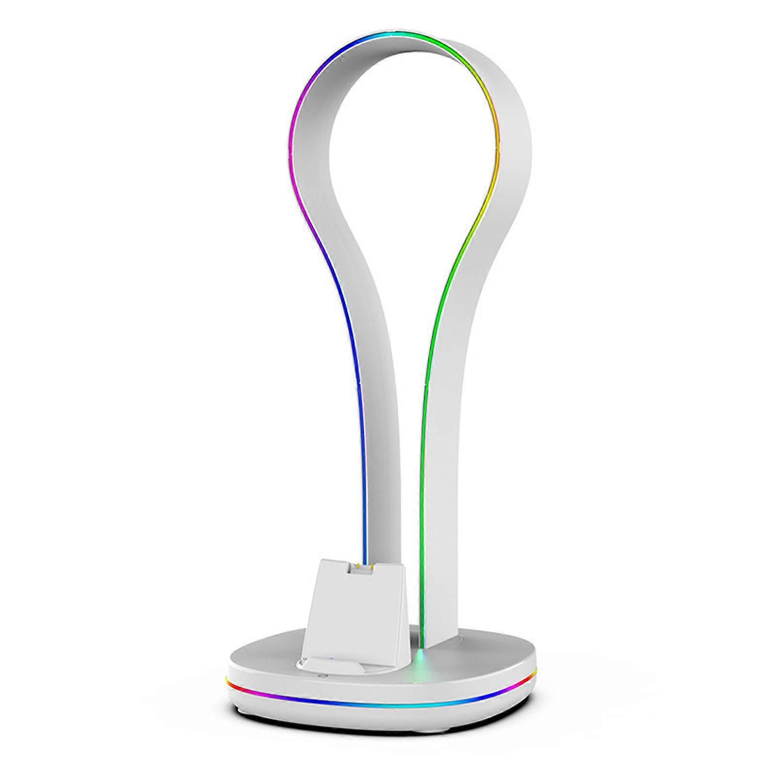 Game Console Charging Stand Base Charger Station Dock with Headset Stand Mount Holder Adjustable Light