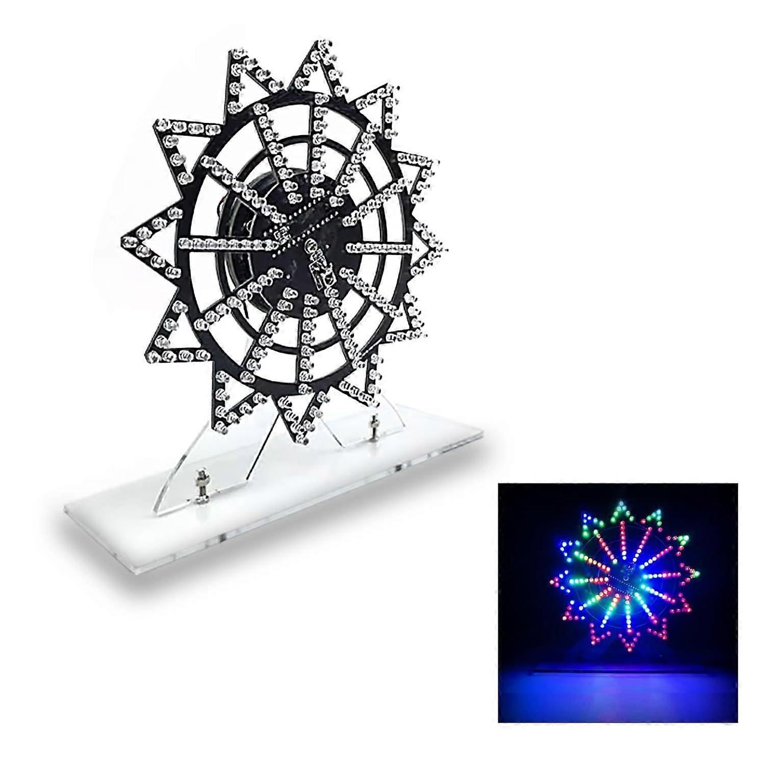 Soldering Practice Kit 7color Ferris Wheel LED DIY Solder Project for Students