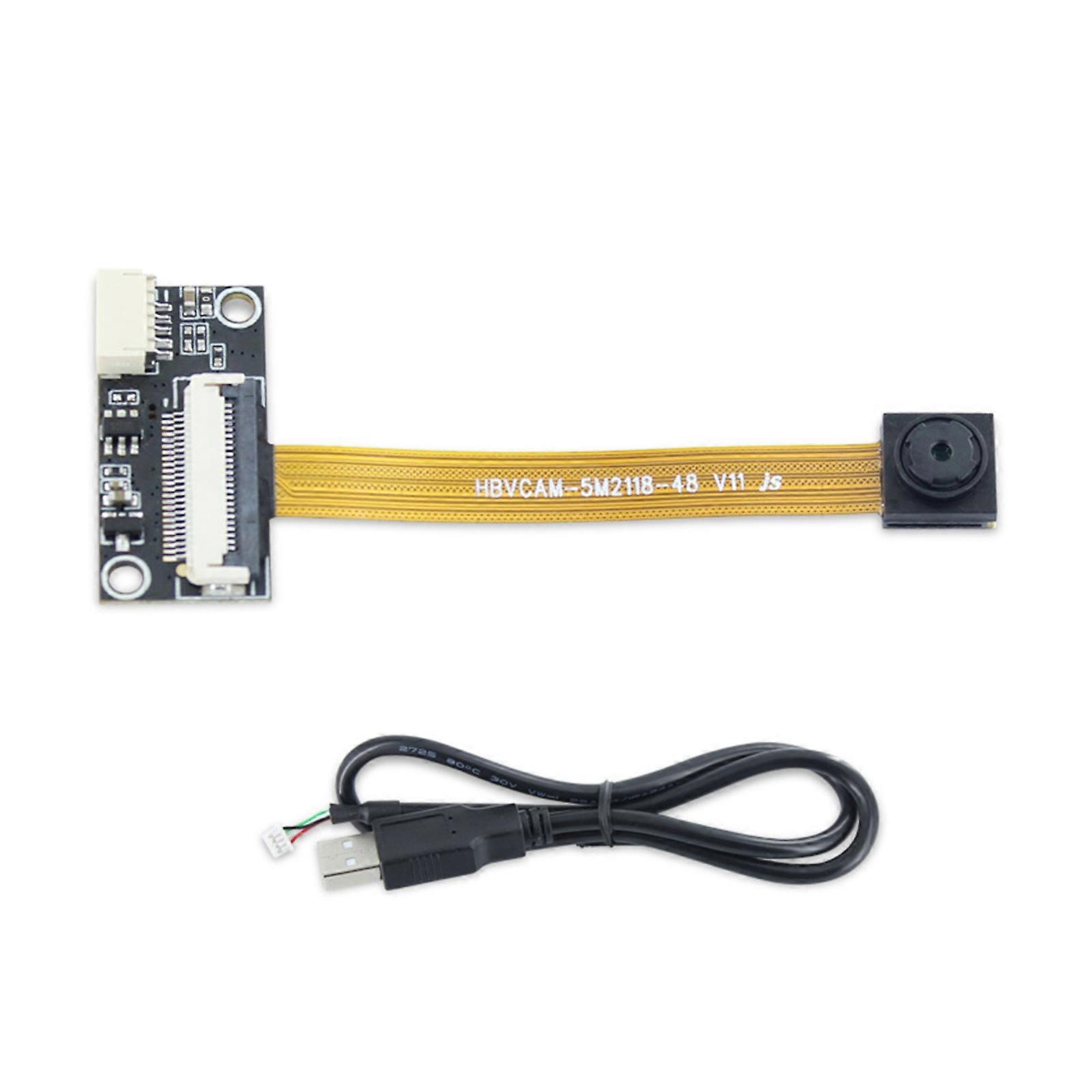 وحدة كاميرا USB OV5693 أداء أسود مستقر ضبط تلقائي للصورة وحدة كاميرا ويب 180 درجة مع عدسة منخفضة التشويه 5 ميجابكسل